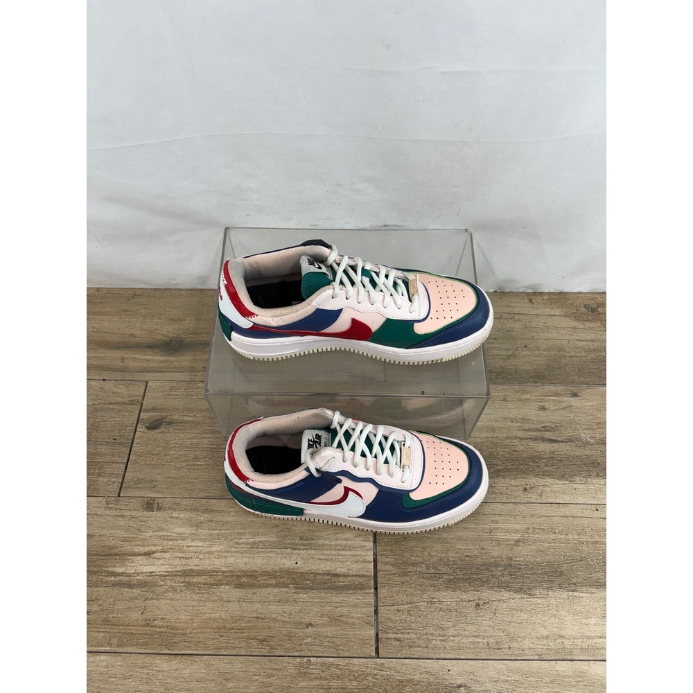 Nike Air‎ Force 1 Shadow Mystic Navy White Echo Pink Wmns Size 9 CI0919 400 - Picture 11 of 11